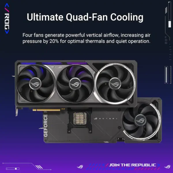 ASUS - ROG Astral NVIDIA GeForce RTX 5090 32GB GDDR7 PCI Express 5.0 Graphics Card - Black