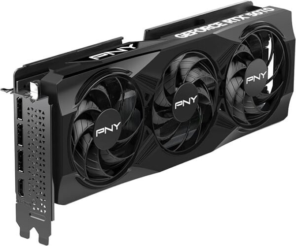 PNY NVIDIA GeForce RTX™ 5070 OC Triple Fan, Graphics Card (12GB GDDR7, 192-bit, Boost Speed: 2587 MHz, SFF-Ready, PCIe® 5.0, HDMI®/DP 2.1, 2.4-Slot, NVIDIA Blackwell Architecture, DLSS 4)