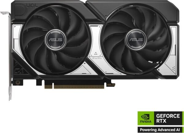 ASUS Dual GeForce RTX™ 5060 Ti 16GB GDDR7 OC Edition (PCIe 5.0, 16GB GDDR7, DLSS 4, HDMI 2.1b, DisplayPort 2.1b, 2.5-Slot Design, Axial-tech Fan Design, 0dB Technology, and More)
