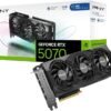 PNY NVIDIA GeForce RTX™ 5070 OC Triple Fan, Graphics Card (12GB GDDR7, 192-bit, Boost Speed: 2587 MHz, SFF-Ready, PCIe® 5.0, HDMI®/DP 2.1, 2.4-Slot, NVIDIA Blackwell Architecture, DLSS 4)