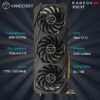 Radeon RX 5700 XT Graphics Card, 8GB GDDR6 256-Bit RDNA Architecture 1755/1905 MHz (Base/Boost Clock) DirectX 12 HDMI DP PCIe4.0 2K PC Gaming Video Card for Office Gaming (RX 5700 XT - Triple Fan)