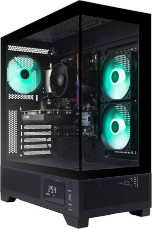 ZOTAC MEK AI-Enhanced Gaming PC Desktop Computer - NVIDIA GeForce RTX 3050, AMD Ryzen 5 5500 4.2GHz, 16GB DDR4, 500GB NVME M.2 SSD, 650W 80+ Gold PSU, WiFi 6E, Windows 11 Home