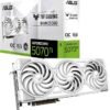 ASUS TUF Gaming GeForce RTX ™ 5070 Ti 16GB GDDR7 White OC Edition Gaming Graphics Card (PCIe® 5.0, HDMI®/DP 2.1, 3.125-slot, Military-Grade Components, Protective PCB Coating, axial-tech Fans)