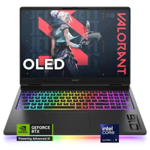 739df56c-9bc7-420a-af5c-6e226cbaba13 HP OMEN - MAX 16" OLED 240Hz Gaming Laptop - Intel Core Ultra 9 - 32GB DDR5 Memory - NVIDIA GeForce RTX 5080 - 2TB SSD - Shadow Black