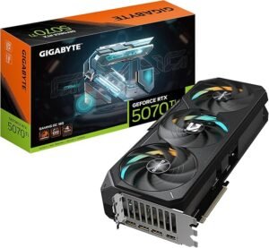 812BZZHeKTL._AC_SX679_ GIGABYTE GeForce RTX 5070 Ti Gaming OC 16G Graphics Card, 16GB 256-bit GDDR7, PCIe 5.0, WINDFORCE Cooling System, GV-N507TGAMING OC-16GD Video Card