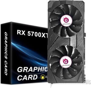 Radeon RX 5700 XT 8GB Graphics Card GDDR6 2560SP 256bit Computer Graphics Cards GPU PCI-e 4.0 x16 HDMI/DisplayPort*3 Interface, Video Cards AMD for PC Gaming and Office, Support Up to 8K
