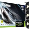 ZOTAC Gaming GeForce RTX 4070 Ti Trinity OC DLSS 3 12GB GDDR6X 192-bit 21 Gbps PCIE 4.0 Gaming Graphics Card, IceStorm 2.0 Advanced Cooling, Spectra 2.0 RGB Lighting, ZT-D40710J-10P