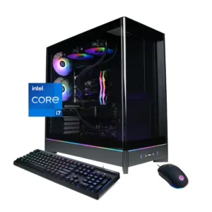 ae59a30b-1ed5-40cf-aaab-e5bb081a42e3 CyberPowerPC - Gaming Desktop - Intel Core i7-14700F - NVIDIA GeForce RTX 5070 12GB - 32GB DDR5 - 2TB PCIe 4.0 SSD - Black